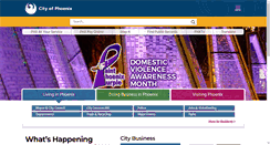 Desktop Screenshot of phoenix.gov
